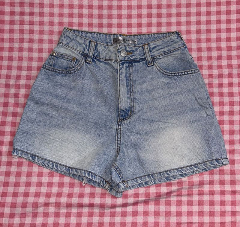 Light Wash Denim Shorts