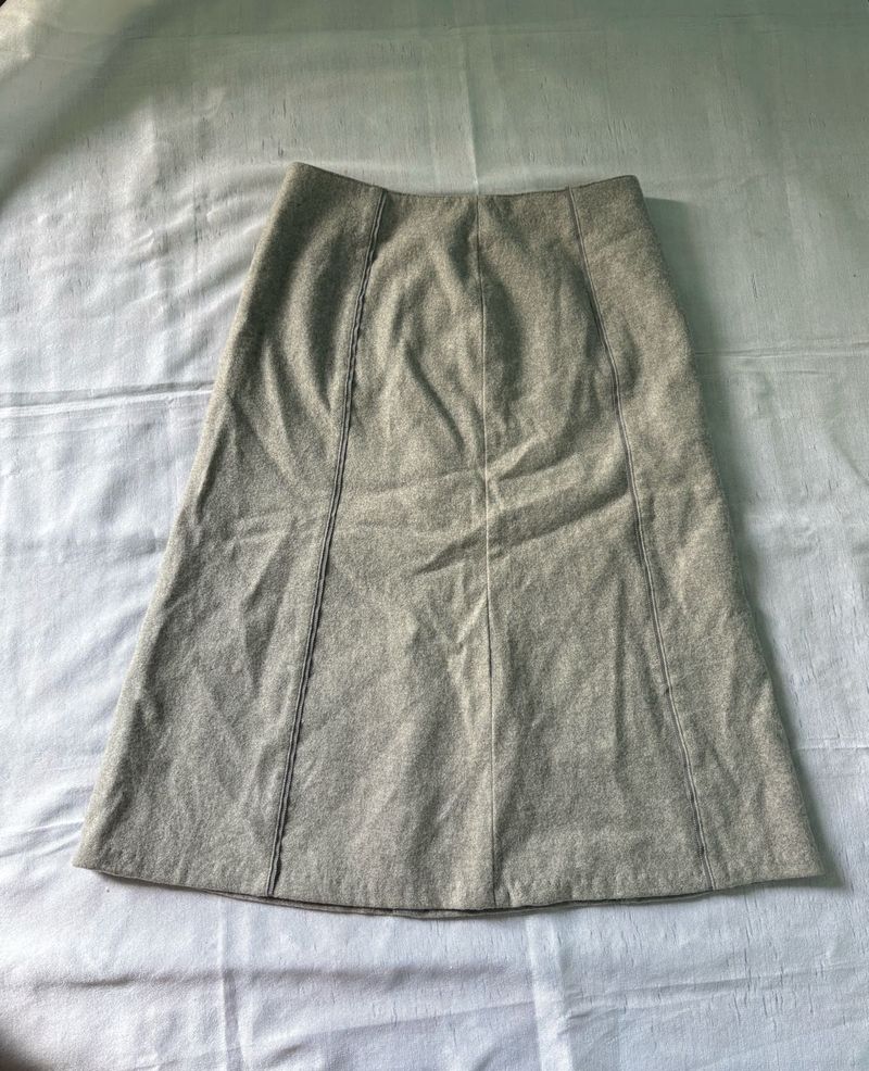 Classic A-Line Midi Skirt