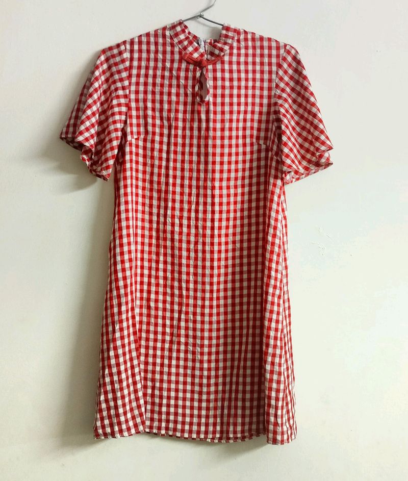 korean gingham pinterest plaid picnic dress