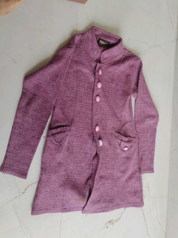 Chic Purple Cardigan