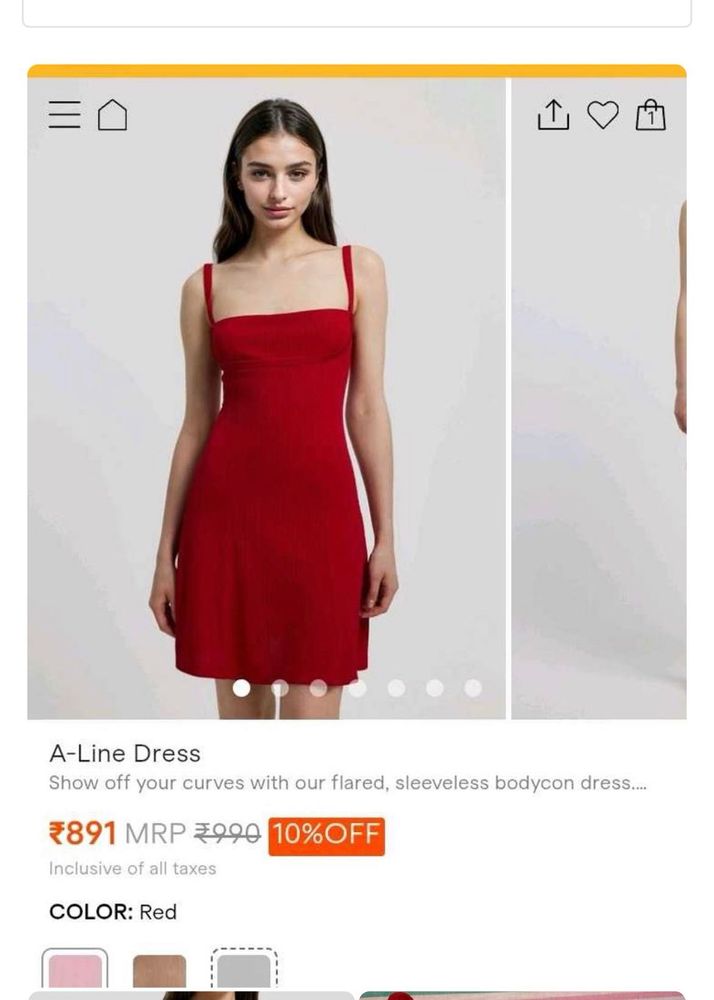 Chic Red Spaghetti Strap Mini Dress