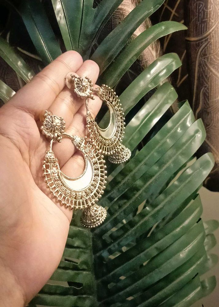 Boho Tribal Jhumka Earrings