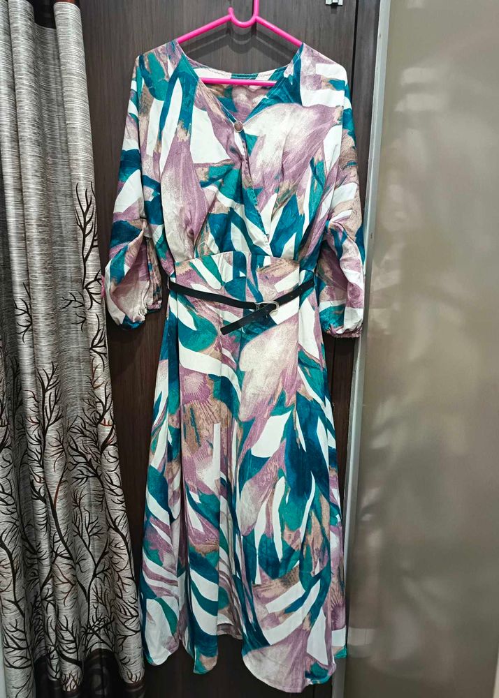 Fit &amp; Flare Midi Dress