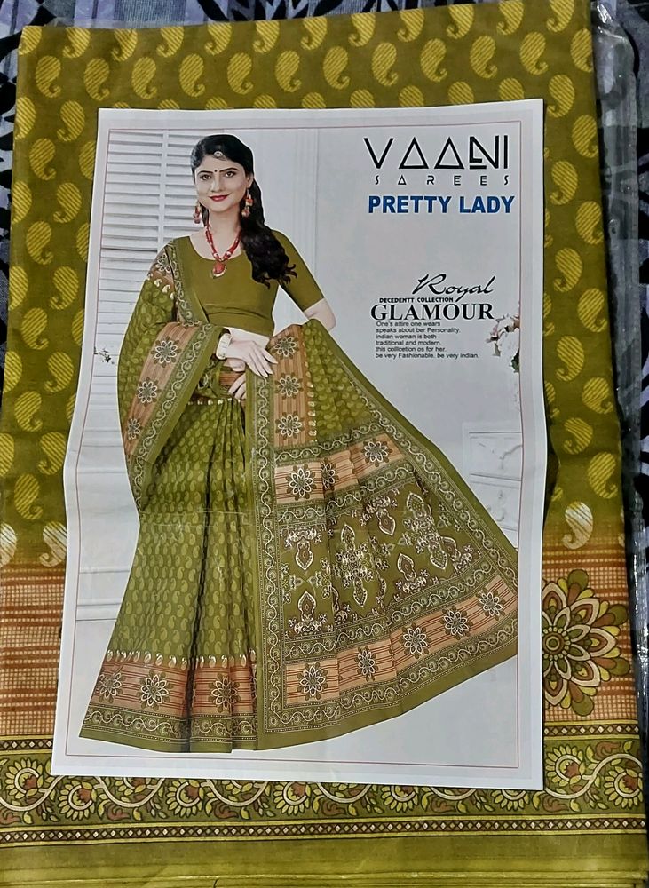 🆕️Cotton Saree