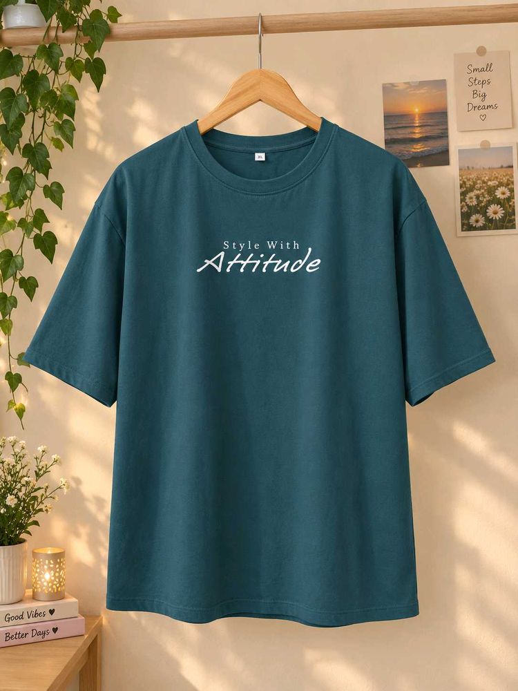 Teal Graphic T-Shirt
