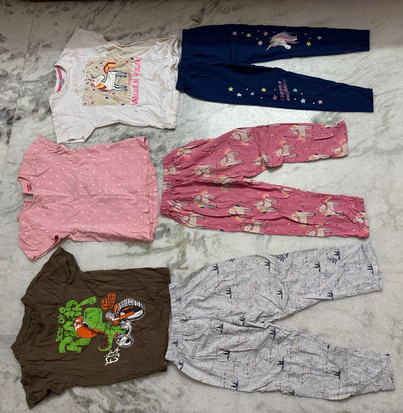 Kids Pajama Set Bundle