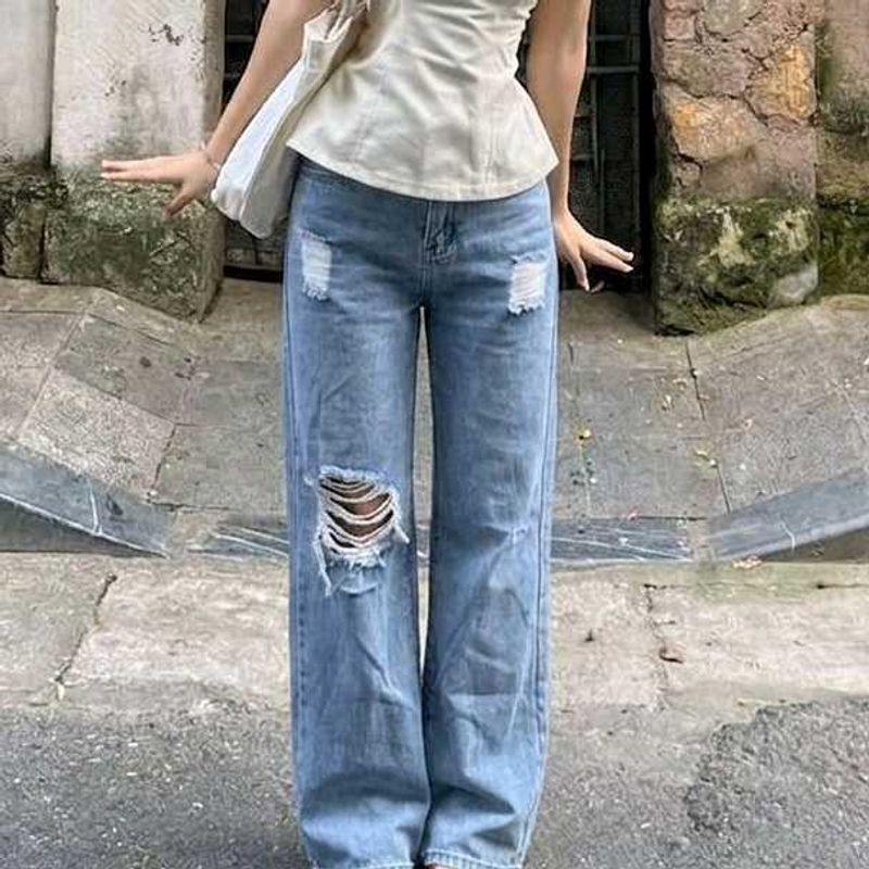 Ripped Blue Jeans