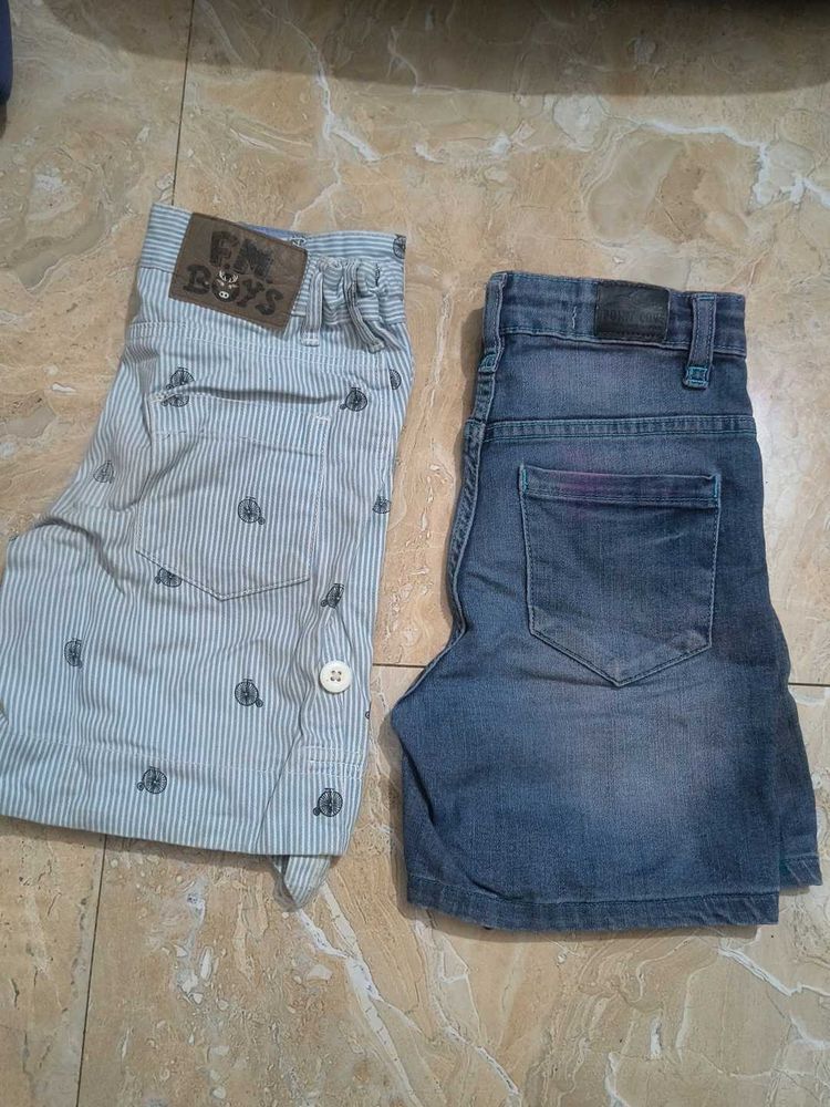 Boys Striped Shorts