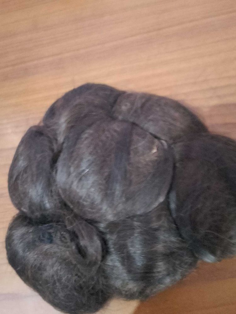 Dark Brown Hair Bun