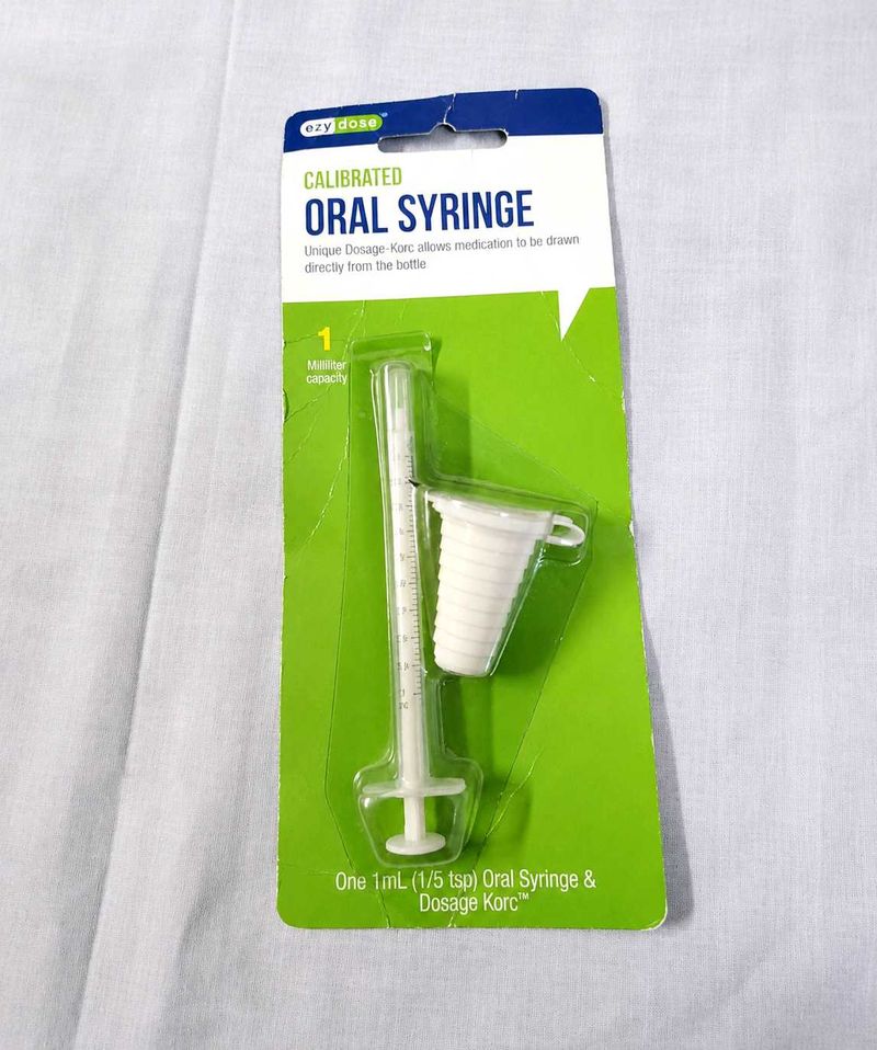 Ezy Dose 1mL Calibrated Oral Syringe with Dosage K