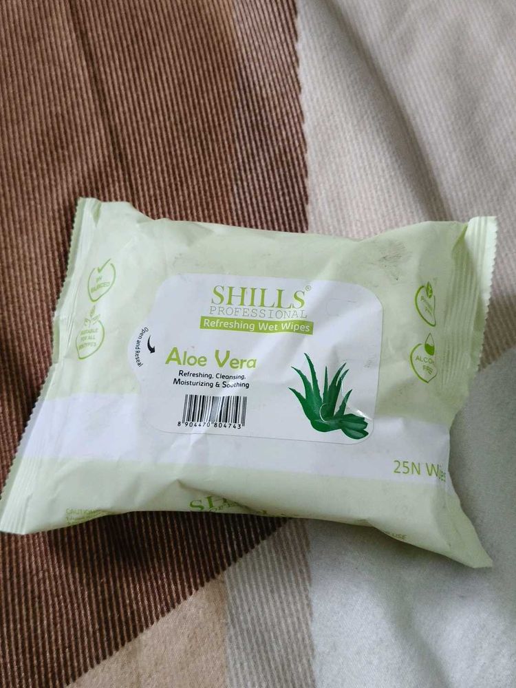 Shills Professional Aloe Vera Wet Wipes