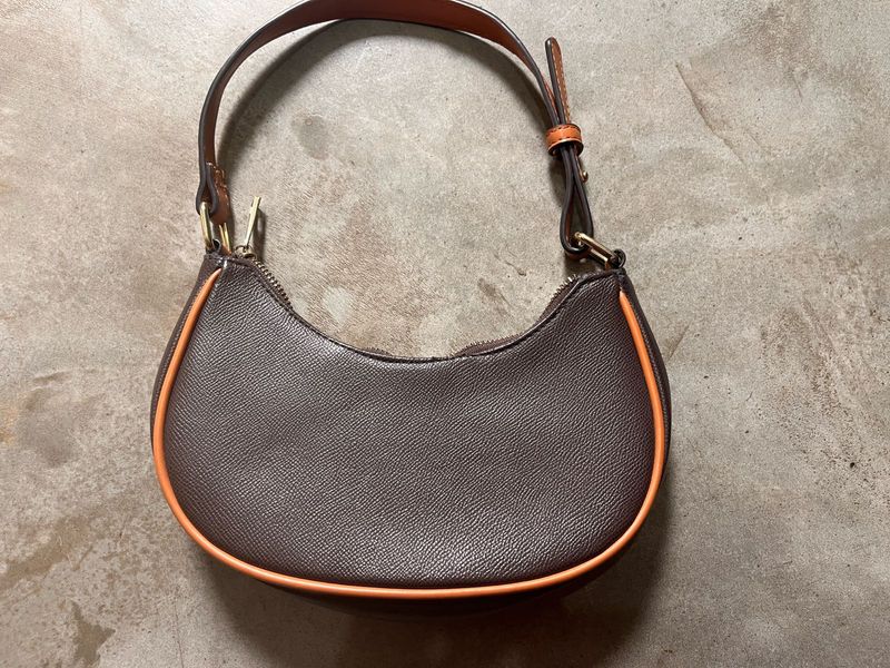 Forever 21 Brown Solid Medium HoboHandbag