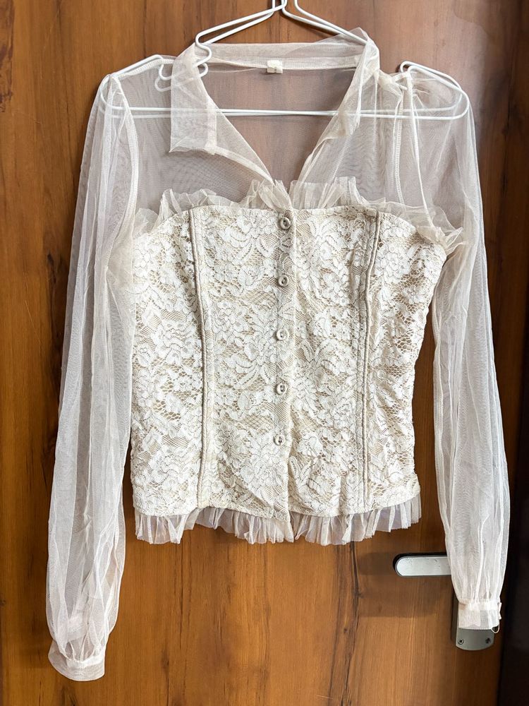 Lace Corset Top