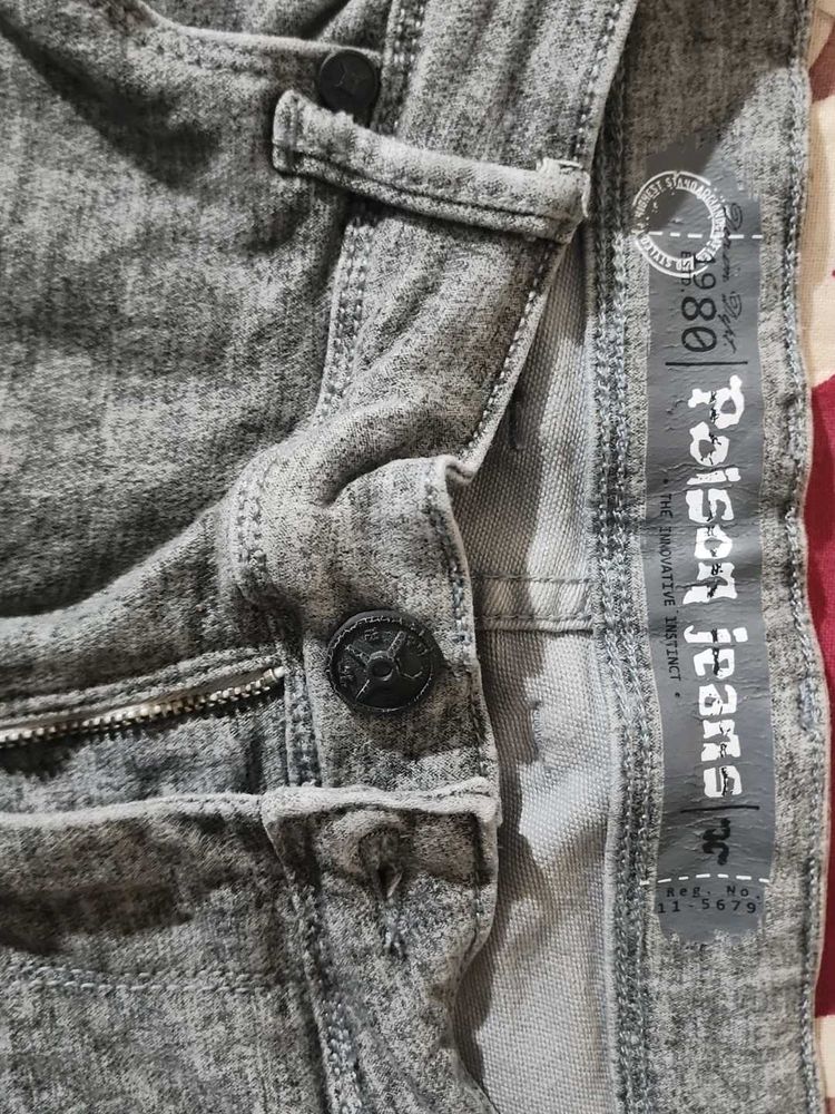 Grey Washed Jeans