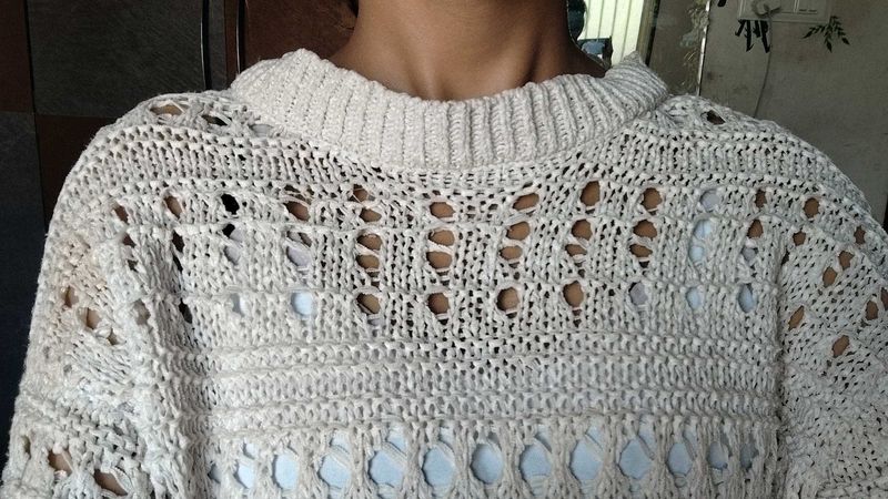Cream Knit Sweater
