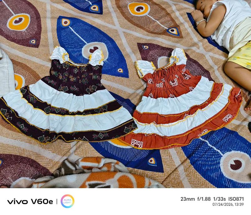 Cute Girls' Dresses (Set of 2)