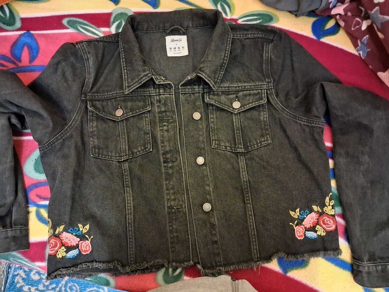 Embroidered Denim Jacket