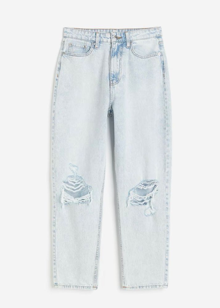 H&amp;M Mom loose fit ultra high ankle jeans