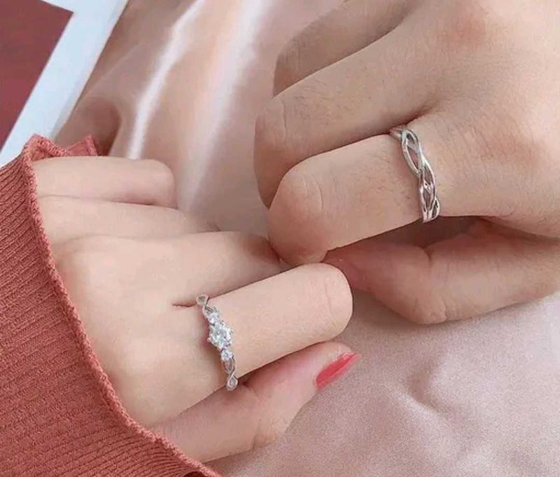 New Couple Rings - His &amp; Hers Set
