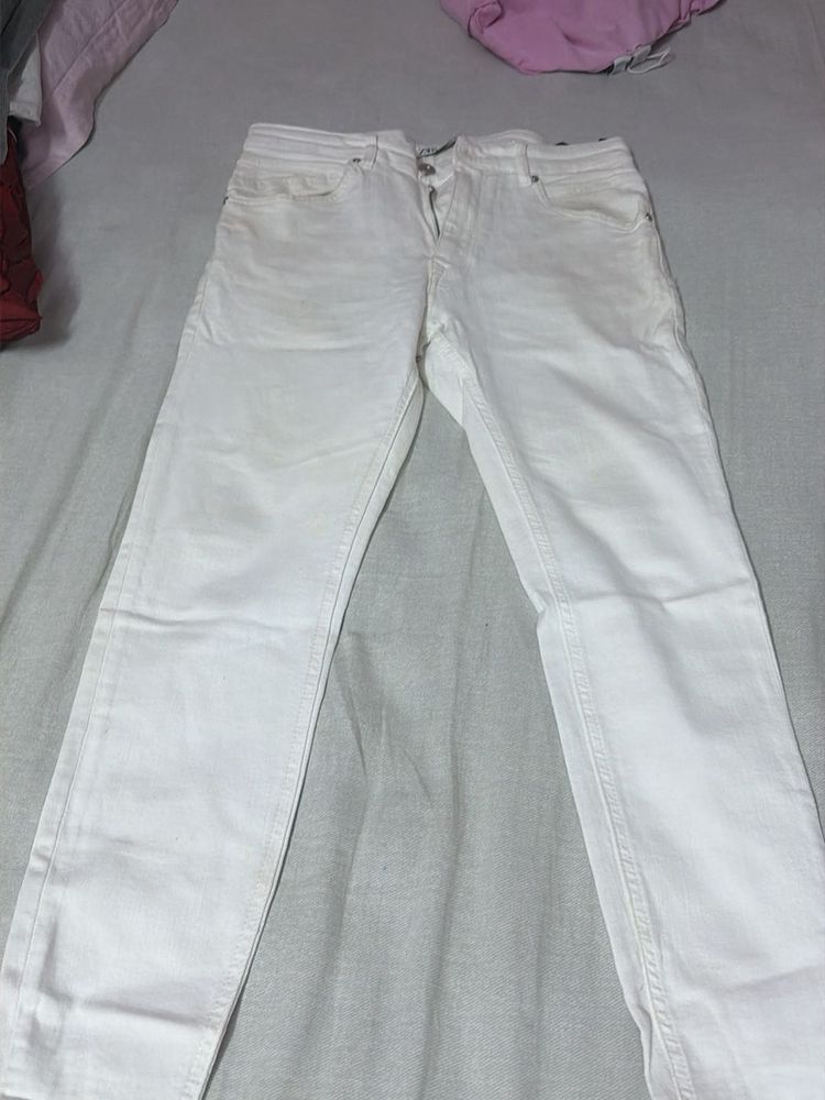 White Denim Jeans