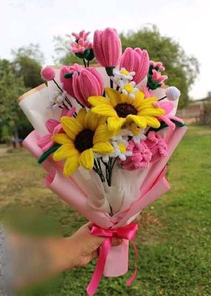 Handmade Felt Flower Bouquet