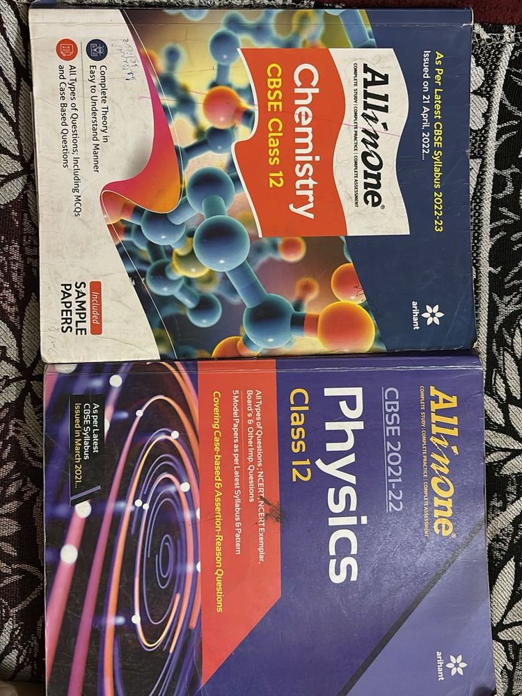 Class 12 Physics &amp; Chemistry Books