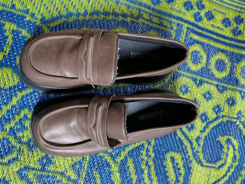 Classic Brown Loafer Shoes