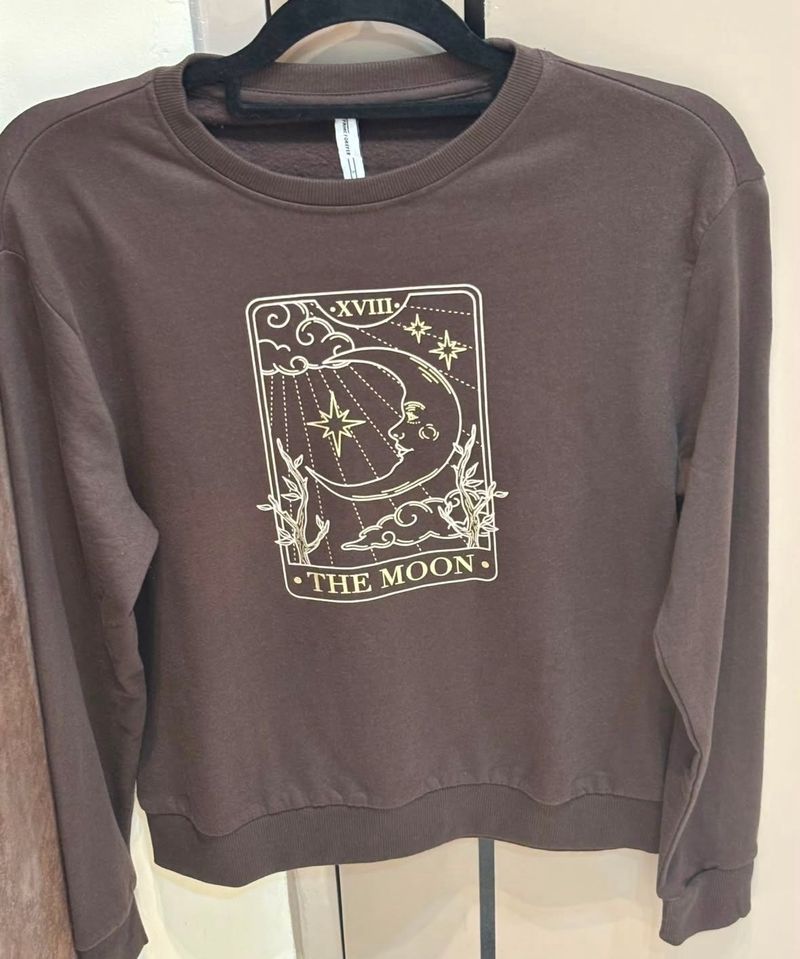 Brown Tarot "The Moon" Sweatshirt
