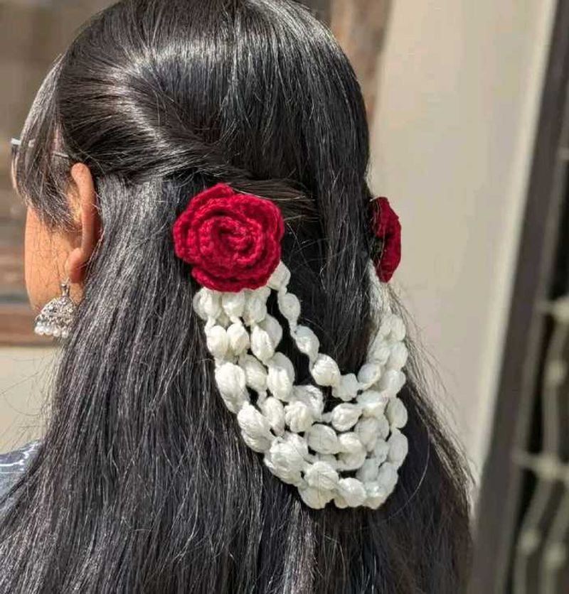 ✨Handmade rose gajra🌹✨