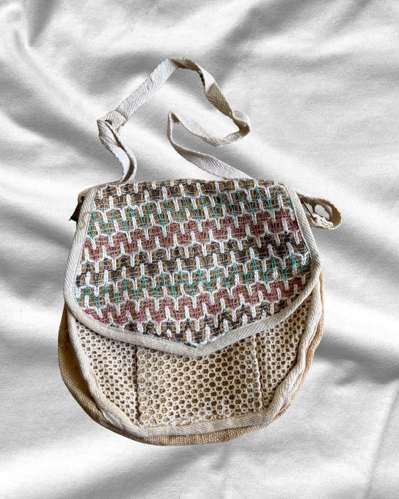 Vintage Woven Shoulder Bag
