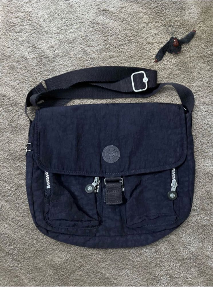 Authentic Kipling Navy Blue Crossbody Bag