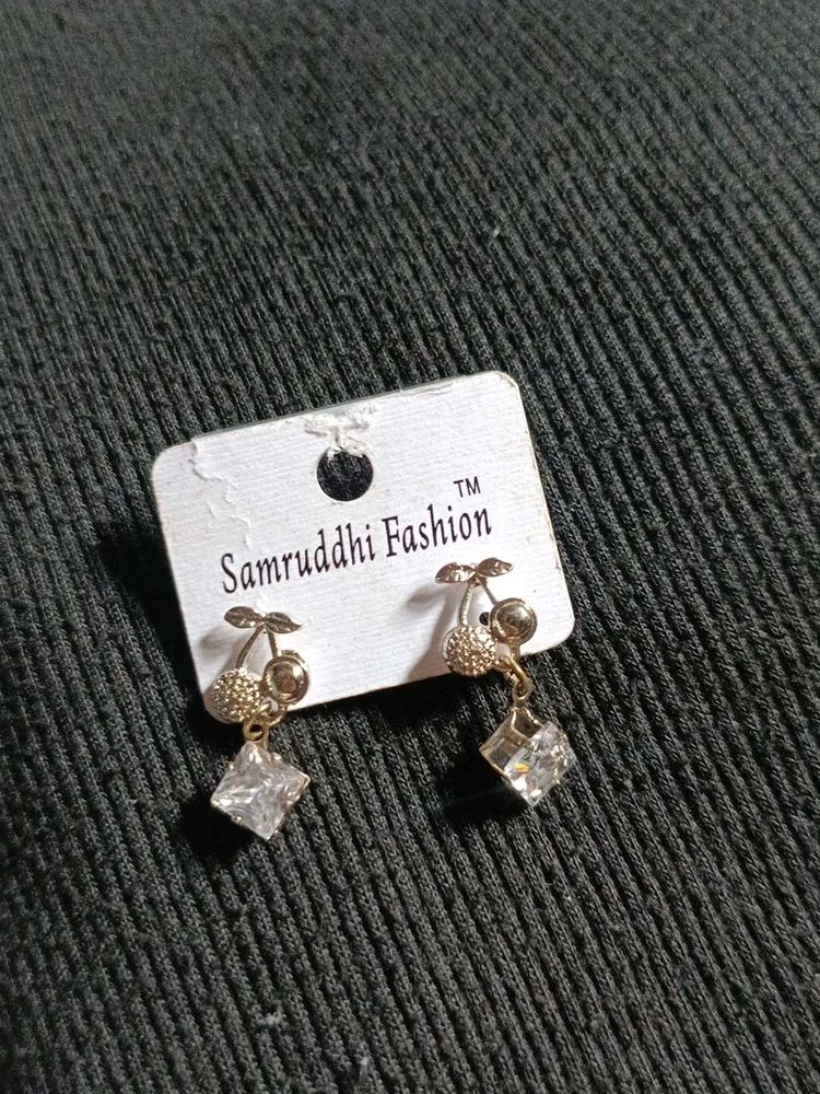 Cute Cherry Drop Earrings