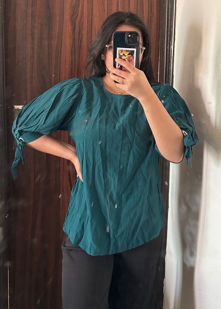 Promod Emerald Green formal Top