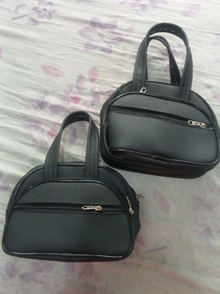 imported leather handbags Set of 2