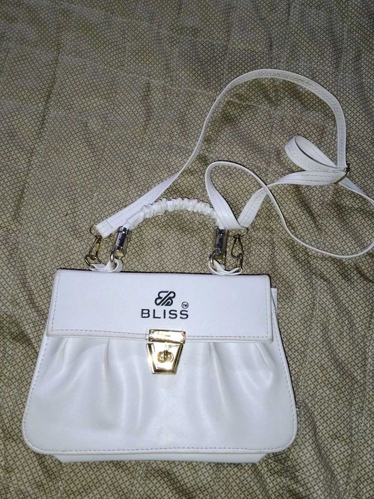 Elegant White Handbag