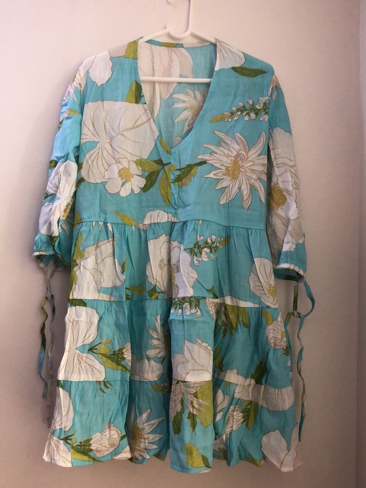Floral Tiered Mini Dress