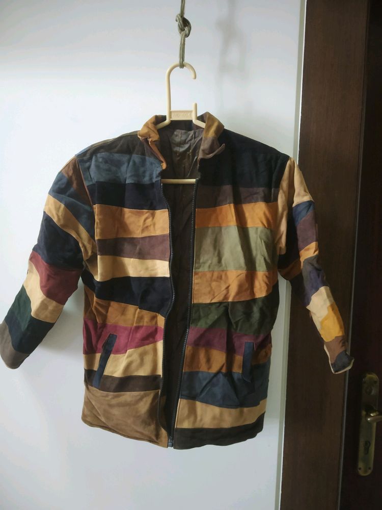 Unisex Leather Jacket XS Size.