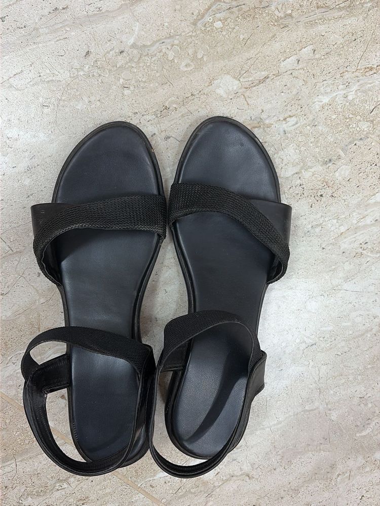 Black Strappy Sandals