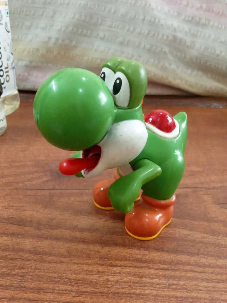 Yoshi figurine from super mario