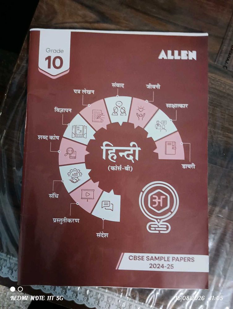 Grade 10 Hindi Sample Papers 2024-25