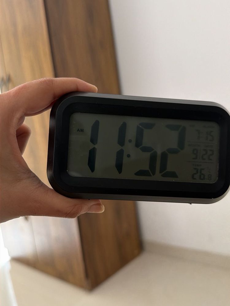 Digital Alarm Clock with Temp Display