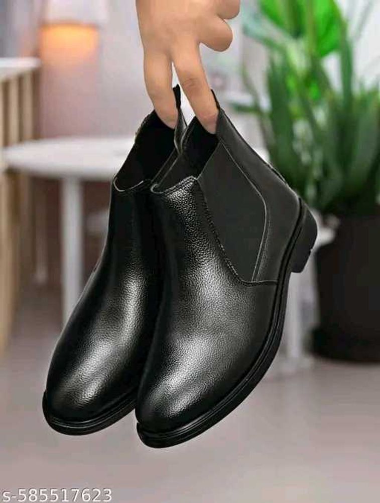 Classic Black Chelsea Boots
