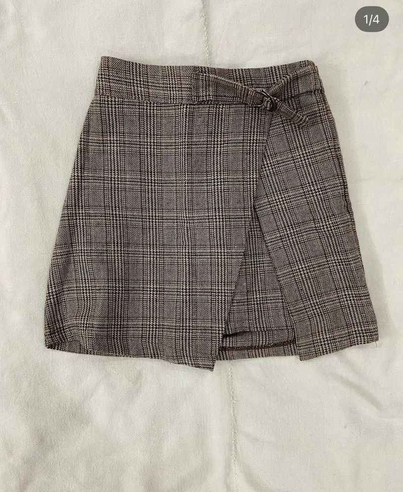 Plaid Mini Skirt