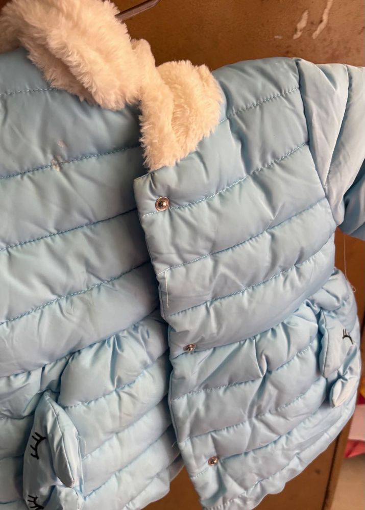 Baby Blue Puffer Jacket