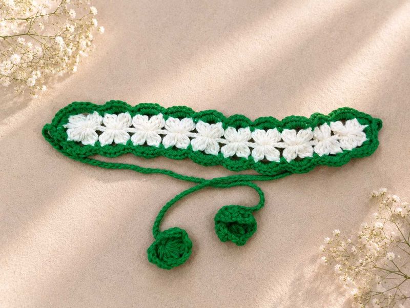 Handmade Floral Crochet headband