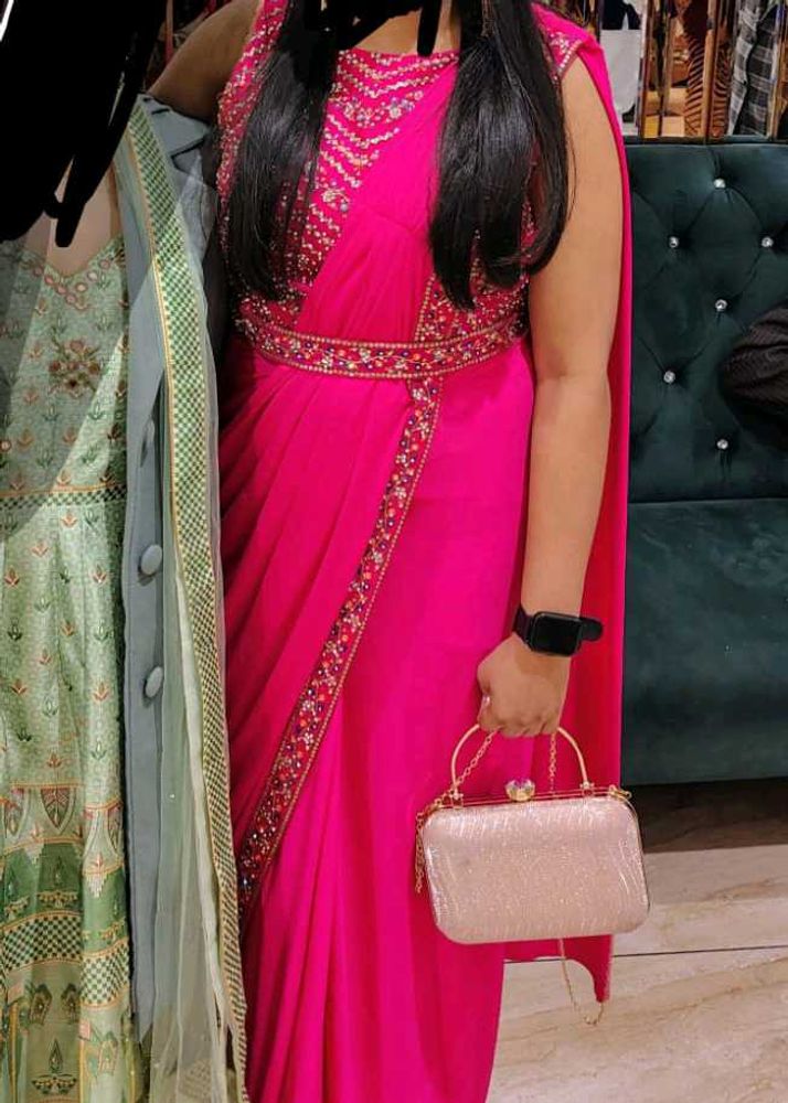 Ready to wear saree  💗 party lehenga