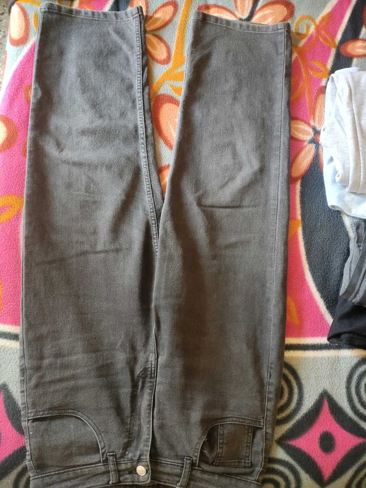 Gray Denim Jeans