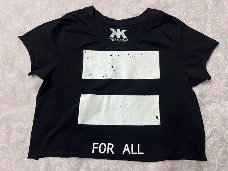 Graphic Print Crop T-Shirt