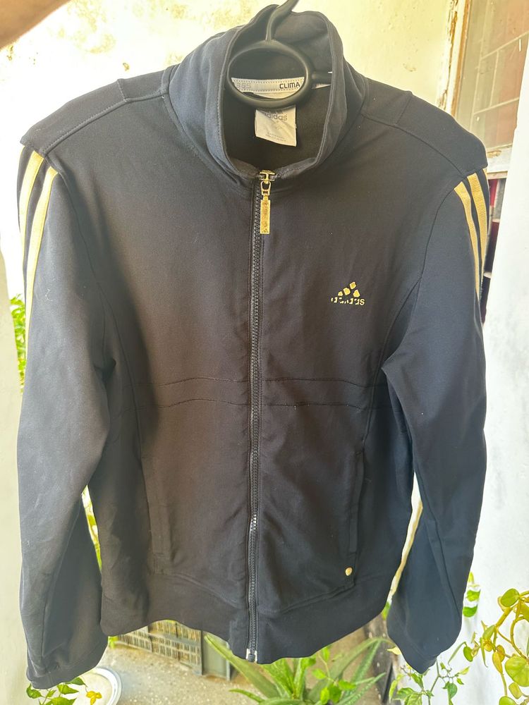 Adidas Black &amp; Gold Track Jacket