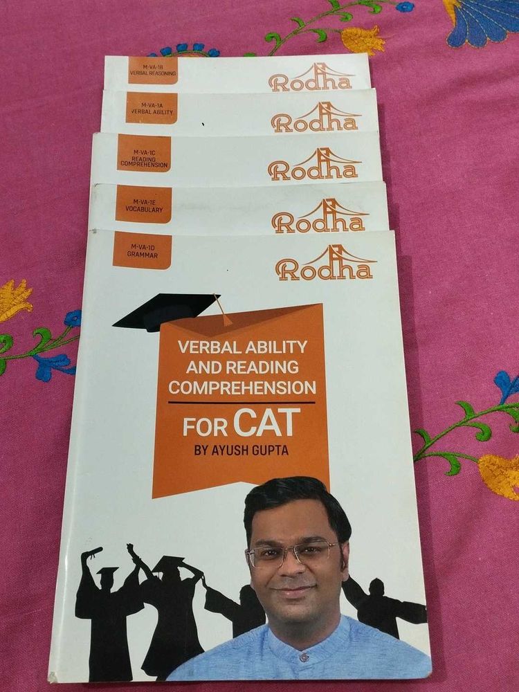 Rodha CAT VARC Book Bundle - Set of 5